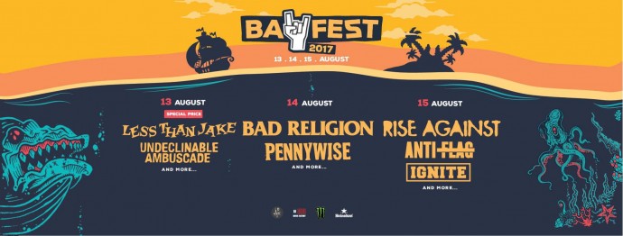 Bay Fest 2017: svelate le Line-up delle singole giornate! Si aggiunge il 13 Agosto con Less than Jake e Undeclinable Ambuscade!